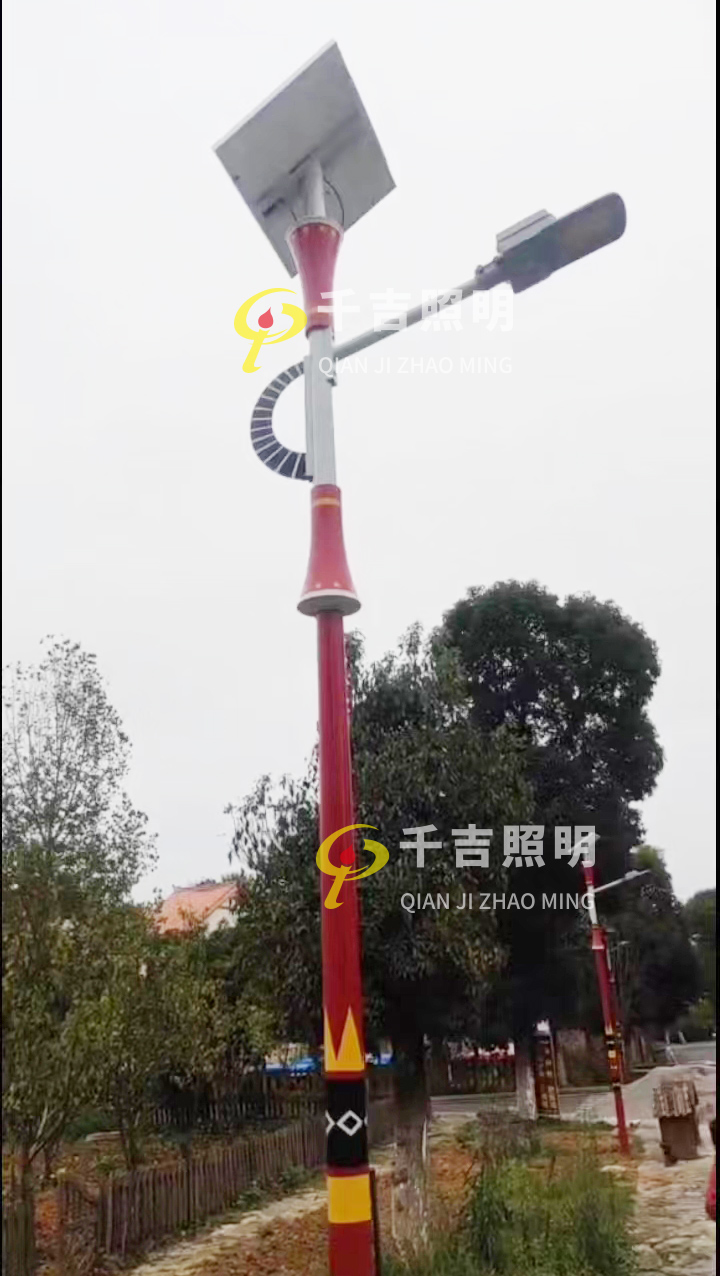貴州省遵（zūn）義市農村太陽能路燈安裝案例