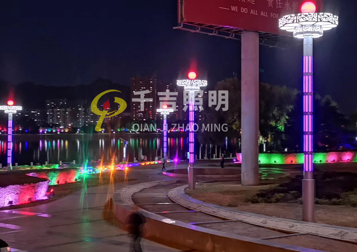 湖北省（shěng）襄陽市廣場大型景（jǐng）觀燈工程案例