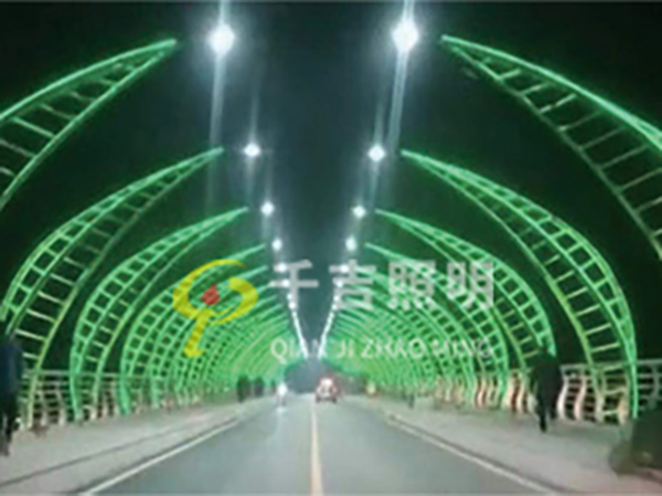 信陽肖家河橋景觀路燈工程案例