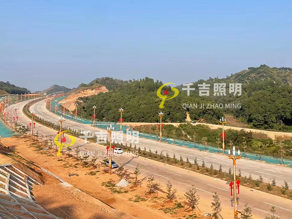 茂名高州永青大(dà)道景觀路燈照明(míng)工程案例 茂名高州永(yǒng)青大道景觀路燈照明工程案例