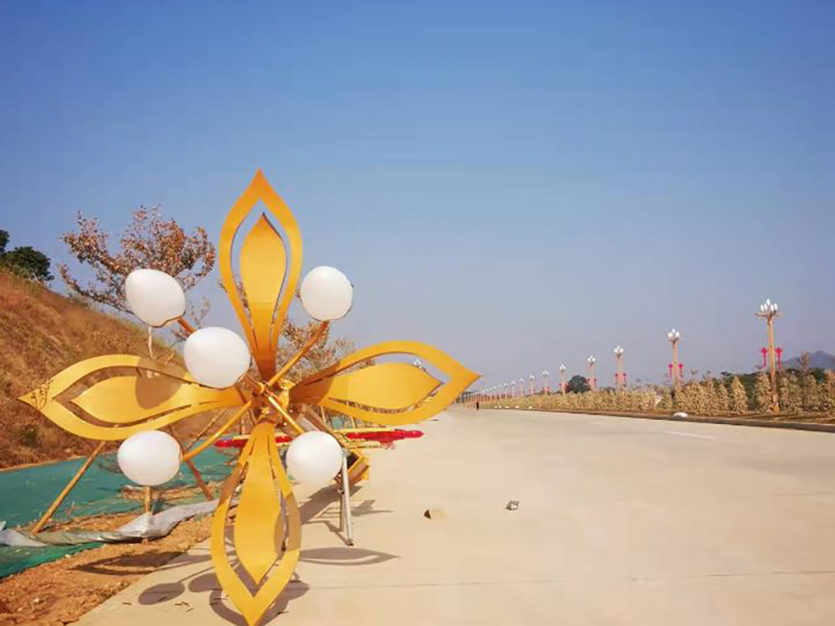 茂名高州永青大道景觀路燈照（zhào）明工程案例（lì）