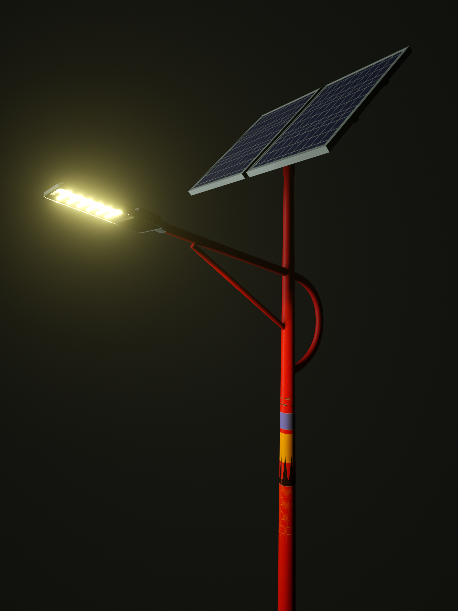 小蔡名族太陽能（néng）路（lù）燈3